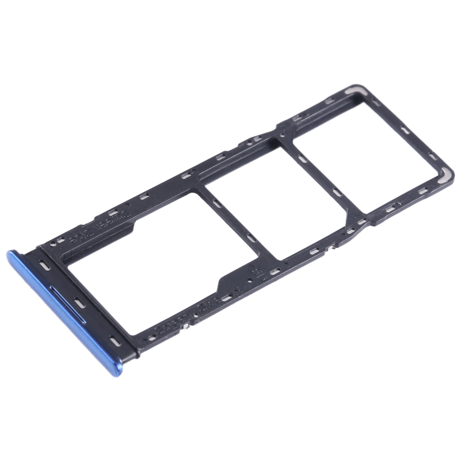 For-Tecno-Spark-10-SIM-Card-Tray-+-SIM-Card-Tray-+-Micro-SD-Card-Tray-(Blue)