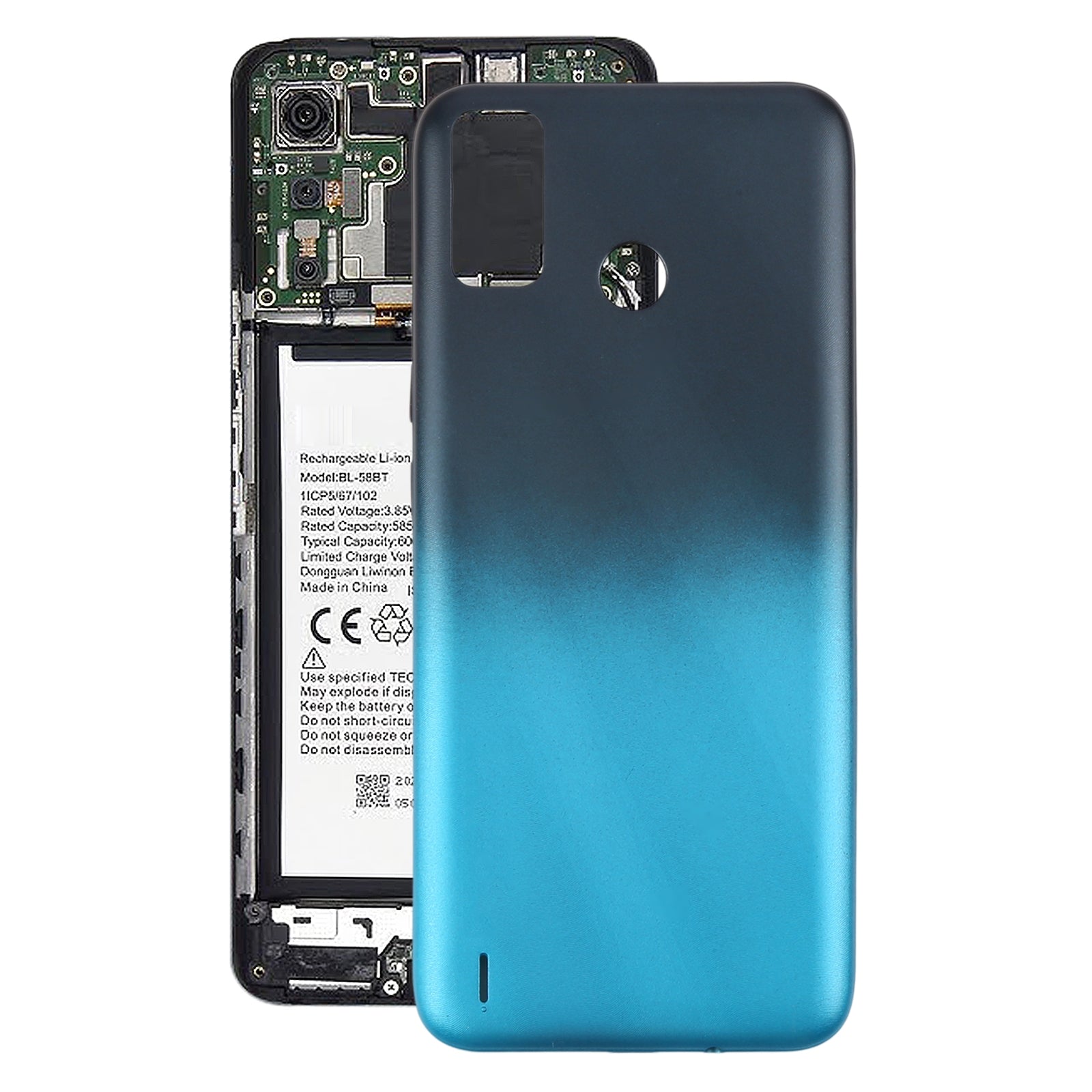 For-Tecno-Spark-6-Go-Original-Battery-Back-Cover(Green)