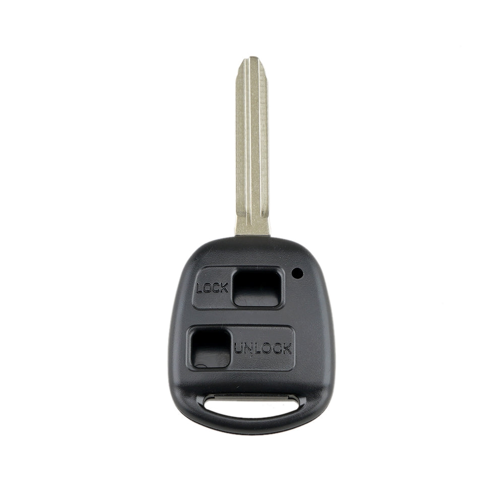 For-TOYOTA-Car-Keys-Replacement-2-Buttons-Car-Key-Case-with-Key-Blade