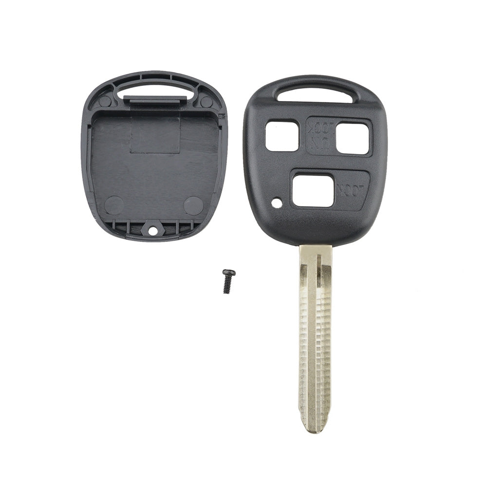 For-TOYOTA-Car-Keys-Replacement-3-Buttons-Car-Key-Case-with-Key-Blade