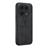 For-vivo-iQOO13-Deer-Head-Cloth-Skin-All-inclusive-Phone-Case(Black)