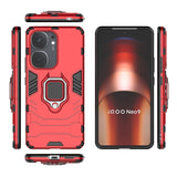 For-vivo-iQOO-Neo9-Pro-/-Neo9-Shockproof-PC-+-TPU-Holder-Phone-Case(Red)