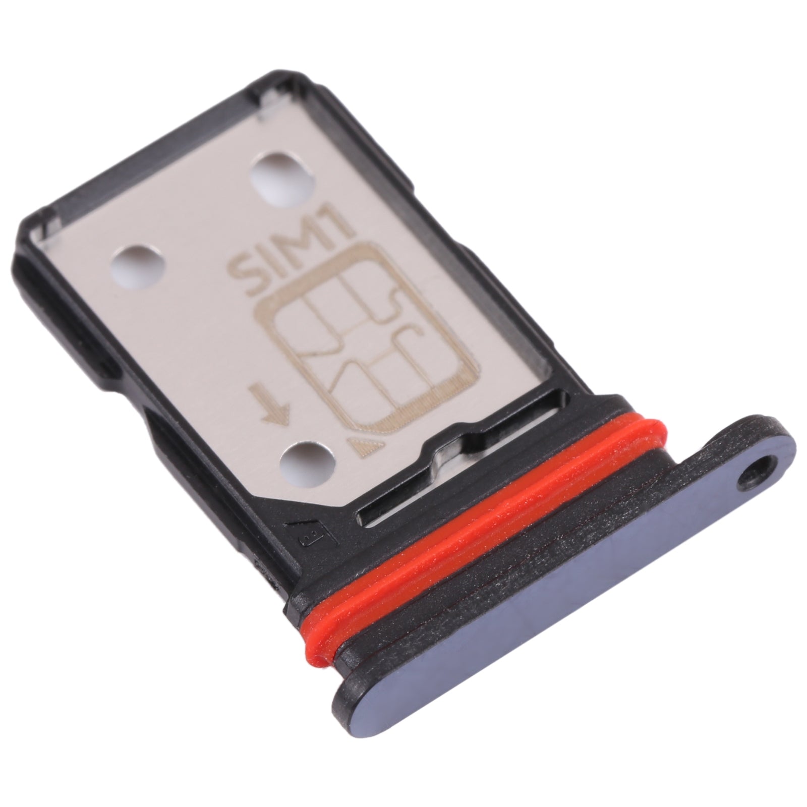 For-vivo-iQOO-Z5-SIM-Card-Tray-+-SIM-Card-Tray-(Black)