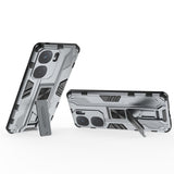 For-vivo-iQOO-Neo9-Pro-/-Neo9-Supersonic-Armor-PC-Hybrid-TPU-Phone-Case(Grey)