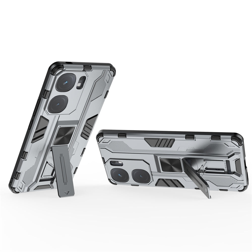 For-vivo-iQOO-Neo9-Pro-/-Neo9-Supersonic-Armor-PC-Hybrid-TPU-Phone-Case(Grey)