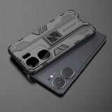 For-vivo-iQOO-Neo9-Pro-/-Neo9-Supersonic-Armor-PC-Hybrid-TPU-Phone-Case(Grey)