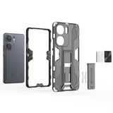 For-vivo-iQOO-Neo9-Pro-/-Neo9-Supersonic-Armor-PC-Hybrid-TPU-Phone-Case(Grey)