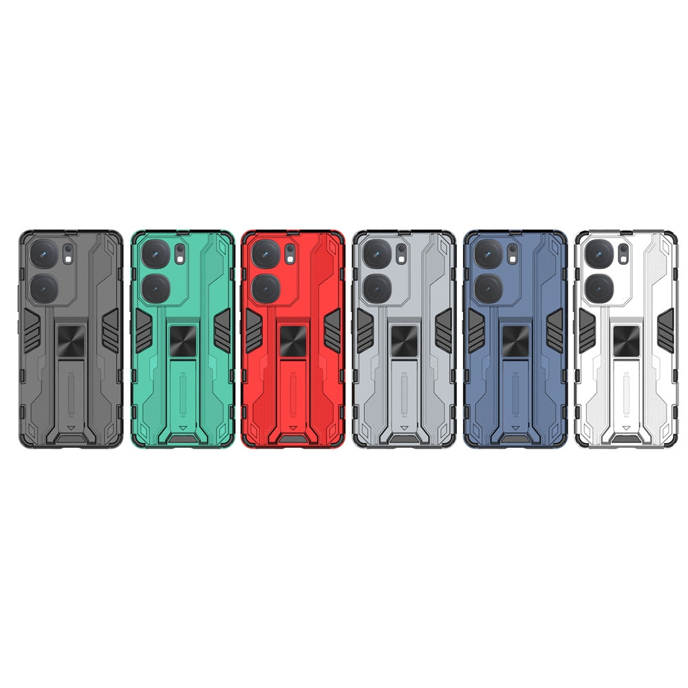 For-vivo-iQOO-Neo9-Pro-/-Neo9-Supersonic-Armor-PC-Hybrid-TPU-Phone-Case(Grey)