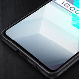 For-vivo-iQOO-Neo7-Blade-Series-TPU-+-Alloy-Protective-Phone-Case(Black-+-Silver)