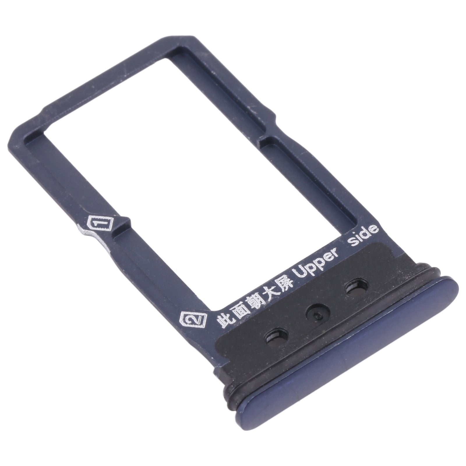 For-Vivo-NEX-Dual-Display-SIM-Card-Tray-+-SIM-Card-Tray-(Blue)