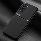 For-vivo-V29e-Classic-Tilt-Strip-Grain-Magnetic-PC-Hybrid-TPU-Phone-Case(Black)