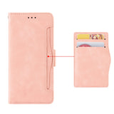 For-vivo-V30e-5G-/-V40-Lite-5G-Skin-Feel-Calf-Texture-Card-Slots-Leather-Phone-Case(Pink)