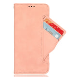 For-vivo-V30e-5G-/-V40-Lite-5G-Skin-Feel-Calf-Texture-Card-Slots-Leather-Phone-Case(Pink)