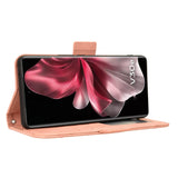 For-vivo-V30e-5G-/-V40-Lite-5G-Skin-Feel-Calf-Texture-Card-Slots-Leather-Phone-Case(Pink)