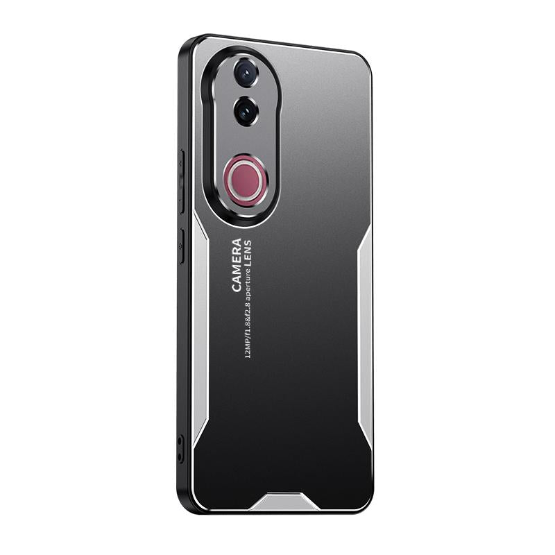 For-vivo-V50-Blade-Series-TPU-Hybrid-Metal-Phone-Case(Silver)
