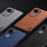 For-vivo-V50-Tree-Bark-Leather-Shockproof-Phone-Case(Black)