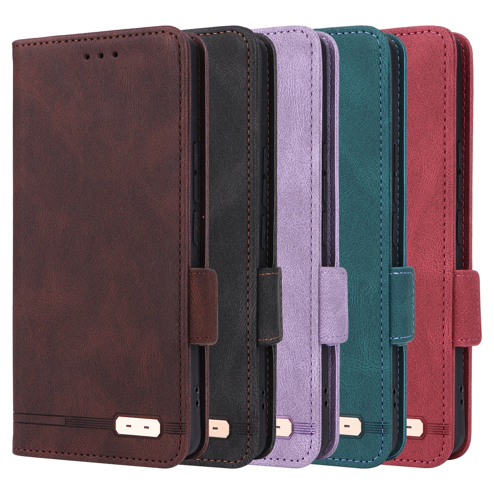For-vivo-V50-5G-Magnetic-Clasp-Leather-Phone-Case(Green)