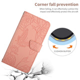 For-vivo-V50-5G-Global-HT03-Skin-Feel-Butterfly-Embossed-Flip-Leather-Phone-Case(Pink)