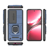 For-vivo-V50-5G-Global-Sliding-Camshield-TPU-+-PC-Shockproof-Phone-Case-with-Holder(Blue)