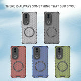 For-vivo-V50-5G-Global-Honeycomb-Magnetic-Ring-Shockproof-Phone-Case(Black)