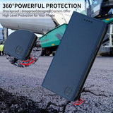For-vivo-V50-5G-Global-RC01-Dual-Folded-Magnetic-Suction-RFID-Leather-Phone-Case(Dark-Blue)