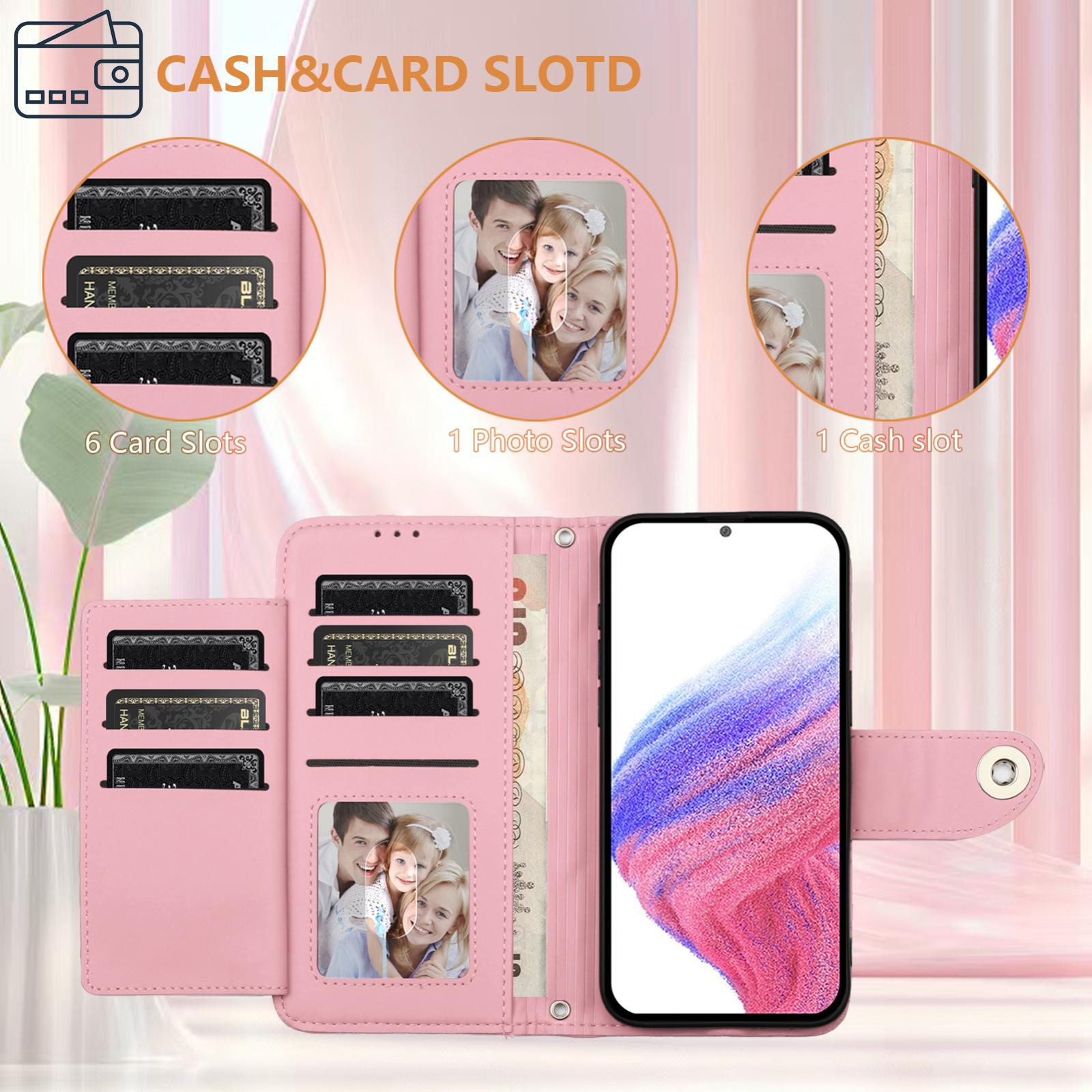 For-vivo-V50-5G-Global-Rhombic-Texture-Flip-Leather-Phone-Case-with-Lanyard(Pink)