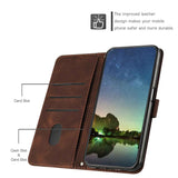 For-vivo-V50-Dream-Triangle-Leather-Phone-Case-with-Lanyard(Brown)