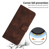 For-vivo-V50-Dream-Triangle-Leather-Phone-Case-with-Lanyard(Brown)