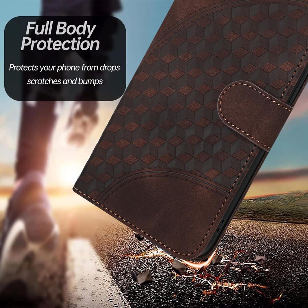 For-vivo-V50-Elephant-Head-Embossed-Phone-Leather-Case-with-Lanyard(Coffee)