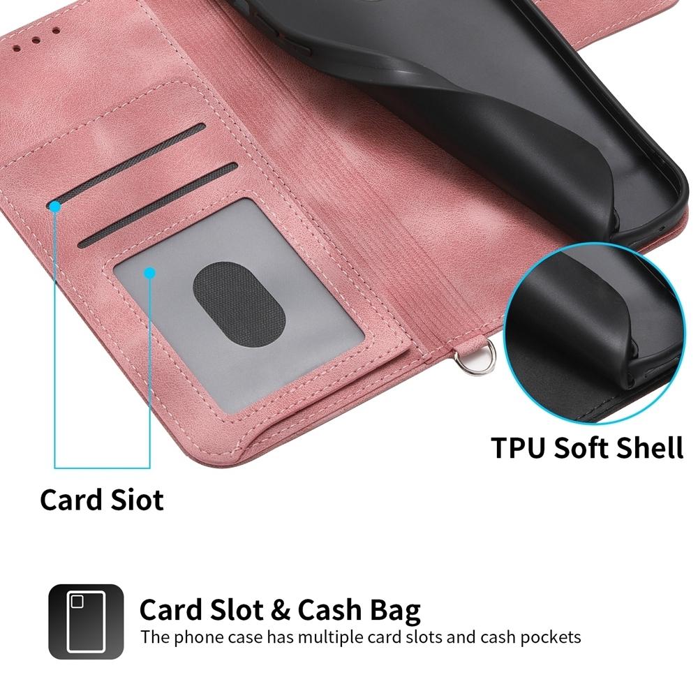 For-vivo-V50-Skin-Feel-Flowers-Embossed-Wallet-Leather-Phone-Case(Pink)