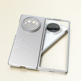 For-vivo-X-Fold3-PC-Frosted-Texture-Diamond-Paint-Shockproof-Phone-Case(Silver)