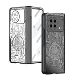 For-vivo-X-Fold-Mechanical-Legend-Integrated-Electroplating-All-inclusive-Phone-Case(Black)