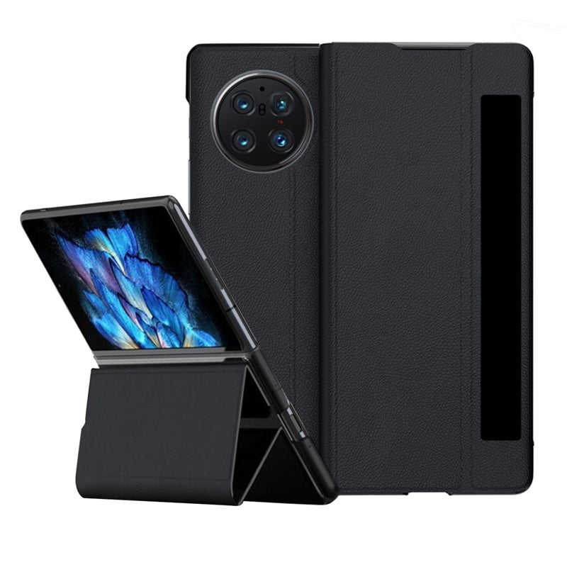 For-vivo-X-Fold-Window-View-Leather-Folding-Phone-Case(Blue)