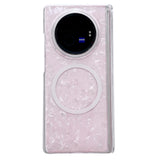 For-vivo-X-Fold3-Pro-Magnetic-Axis-Pearlescent-Shell-Texture-MagSafe-Phone-Case(Pink)