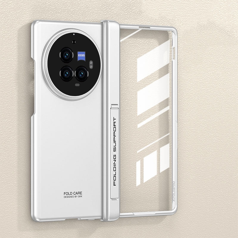 For-vivo-X-Fold3-Pro-GKK-Integrated-Magnetic-Folding-Hinge-All-inclusive-Phone-Case(Silver)