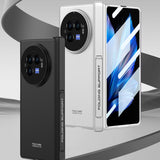 For-vivo-X-Fold3-Pro-GKK-Integrated-Magnetic-Folding-Hinge-All-inclusive-Phone-Case(Silver)