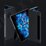 For-vivo-X-Fold-Window-View-Leather-Folding-Phone-Case(Black)