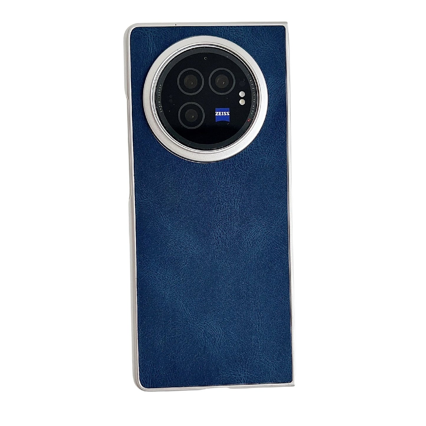For-vivo-X-Fold3-Pro-Skin-Feel-Leather-Texture-Pearlescent-Paint-Shockproof-Phone-Case(Blue)