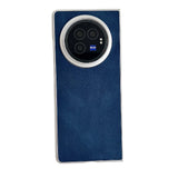 For-vivo-X-Fold3-Pro-Skin-Feel-Leather-Texture-Pearlescent-Paint-Shockproof-Phone-Case(Blue)