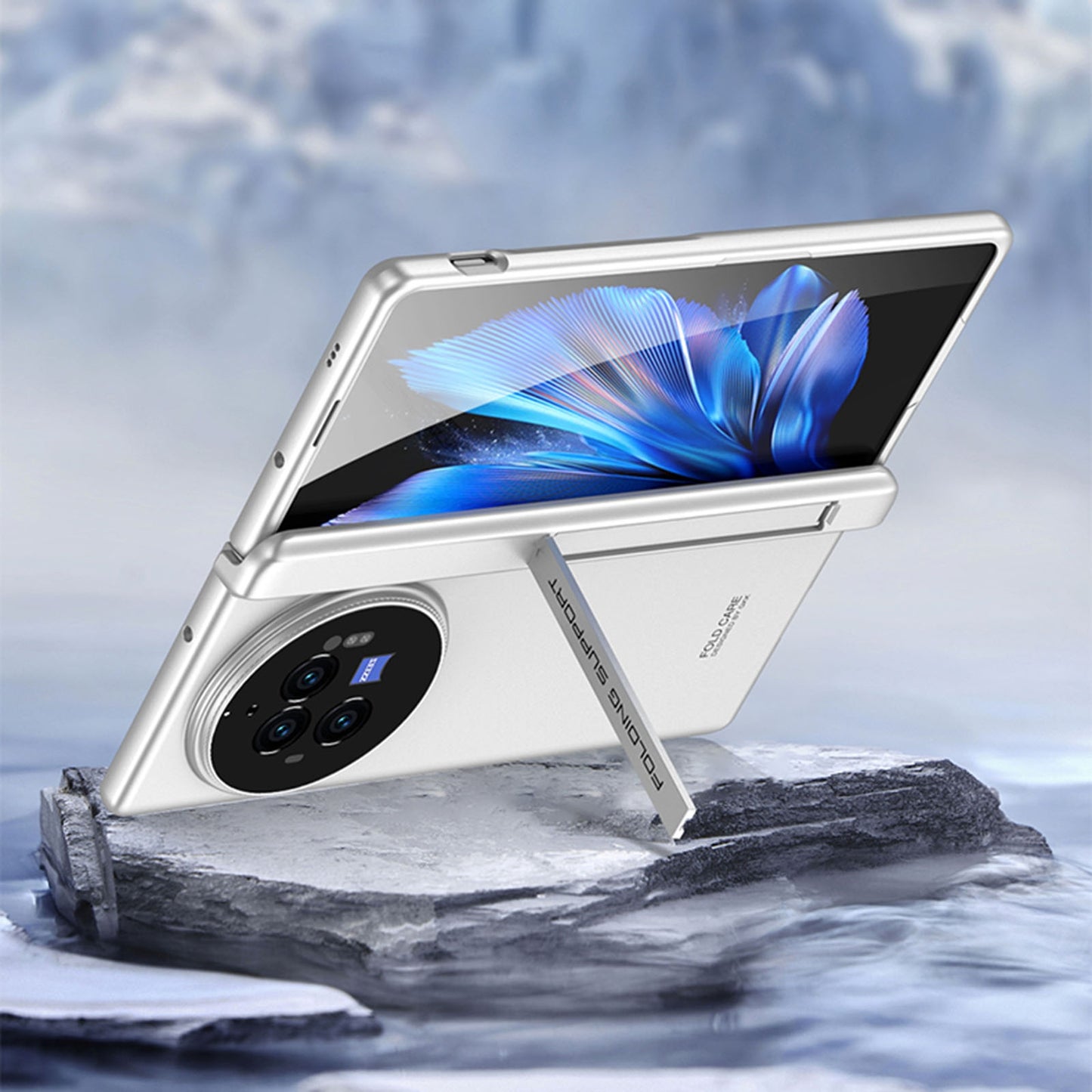 For-vivo-X-Fold3-Pro-GKK-Integrated-Magnetic-Folding-Hinge-All-inclusive-Phone-Case(Black)