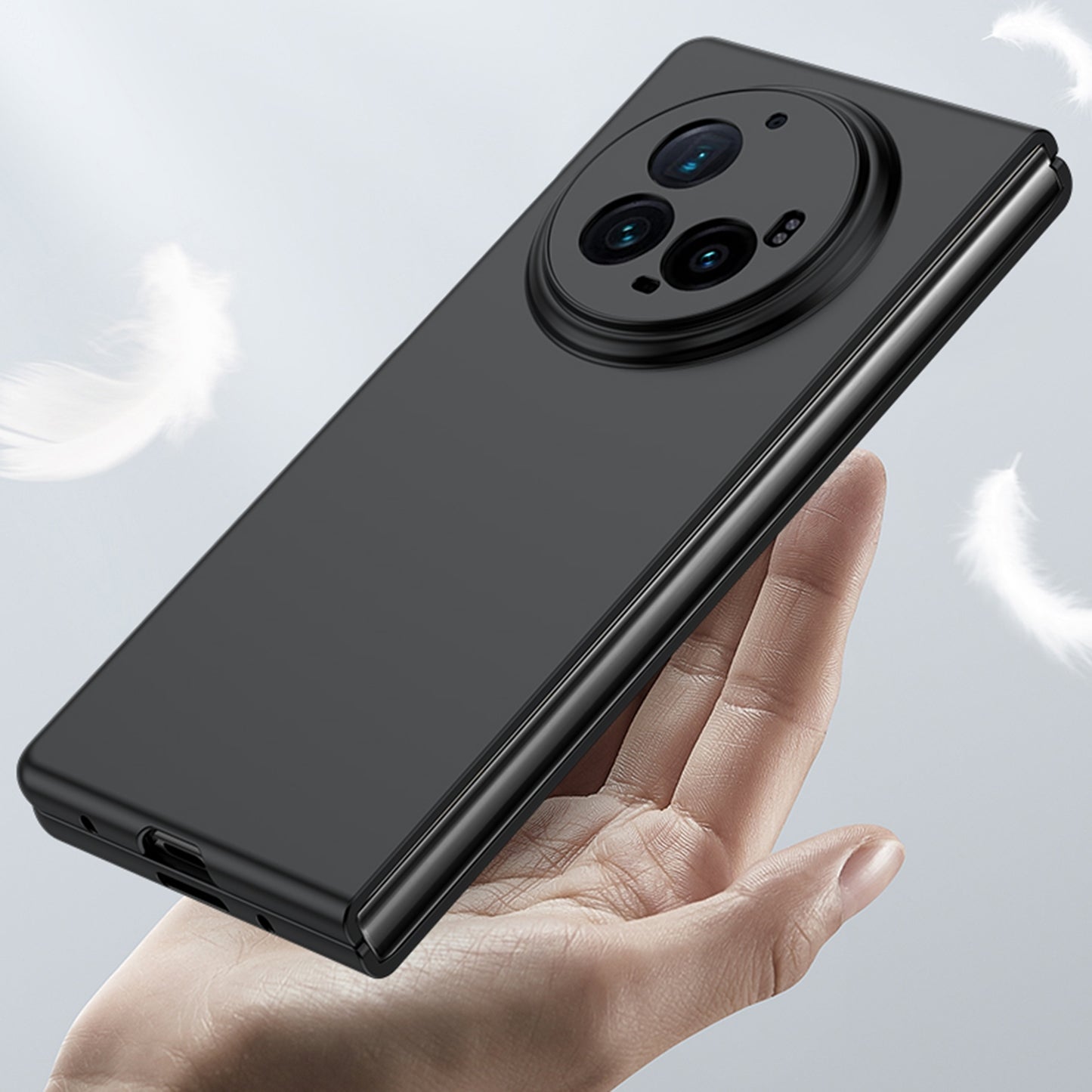 For-vivo-X-Fold3-Pro-Skin-Feel-PC-Full-Coverage-Shockproof-Phone-Case(Black)