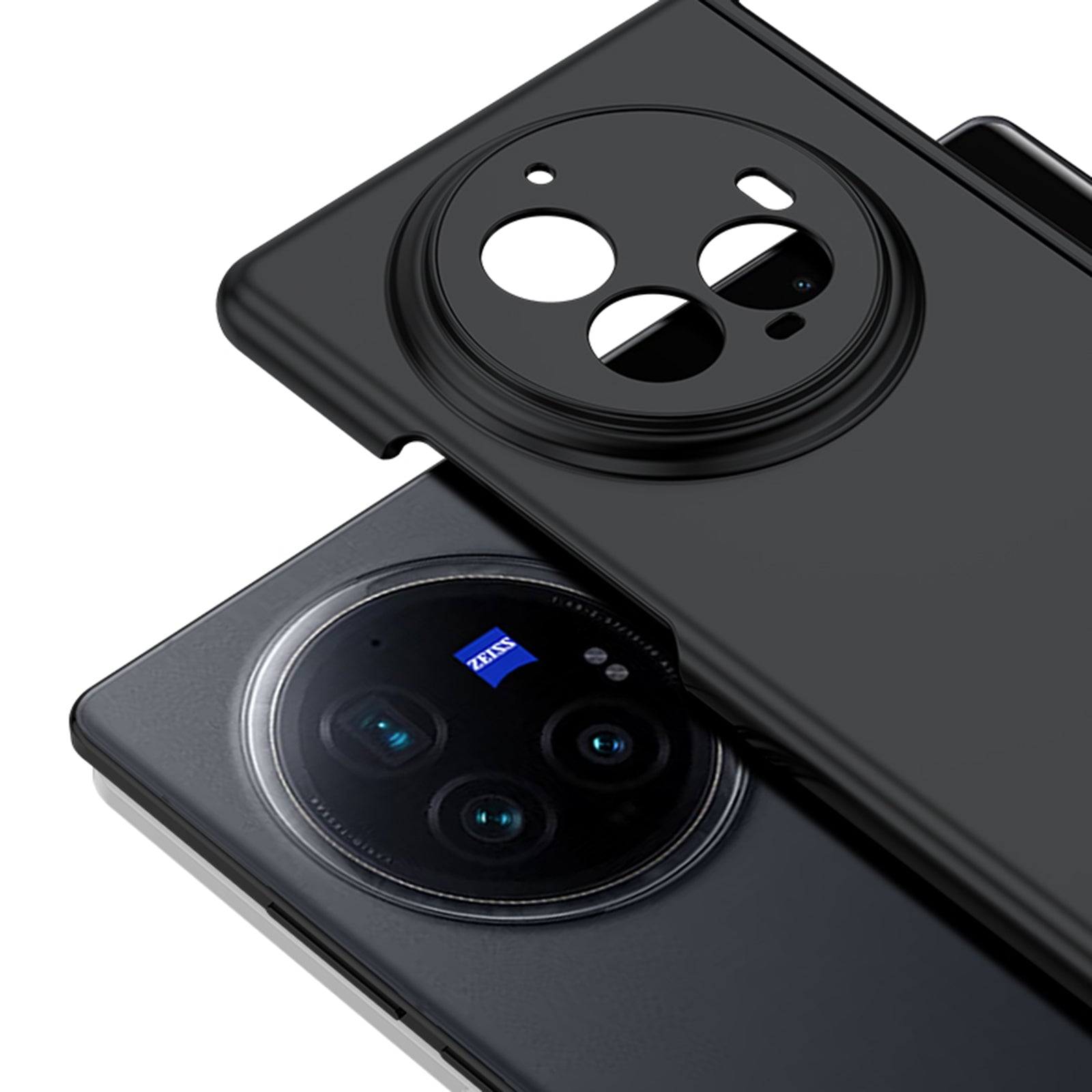 For-vivo-X-Fold3-Pro-Skin-Feel-PC-Full-Coverage-Shockproof-Phone-Case(Black)
