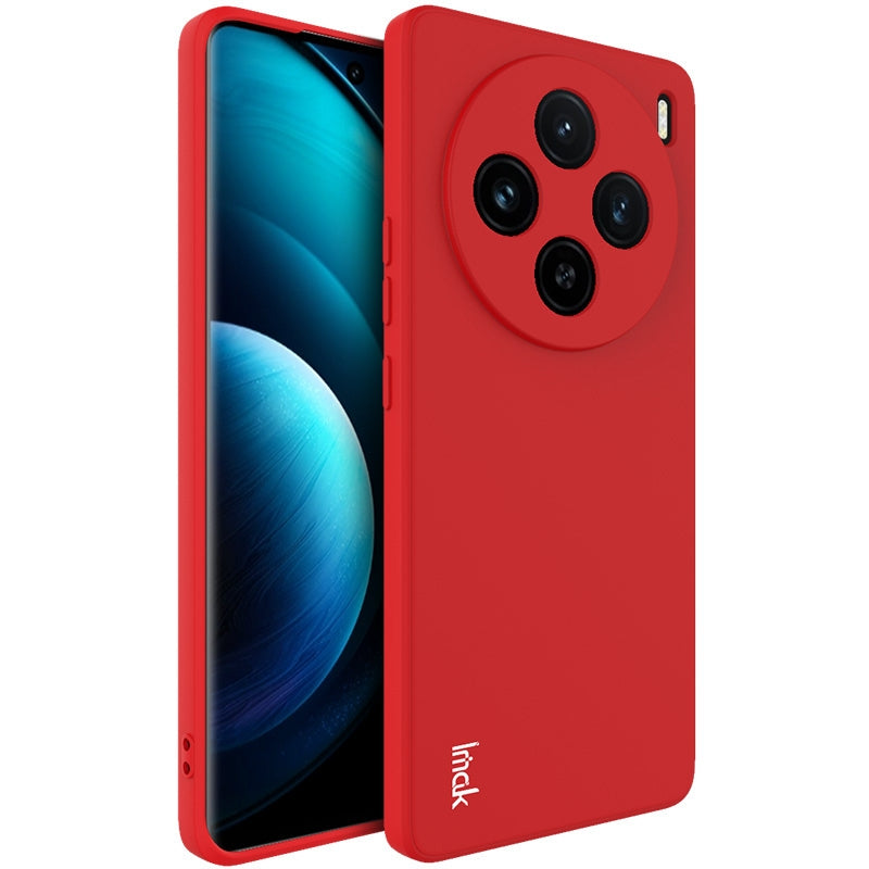 For-vivo-X100-5G-imak-UC-4-Series-Straight-Edge-TPU-Phone-Case(Red)