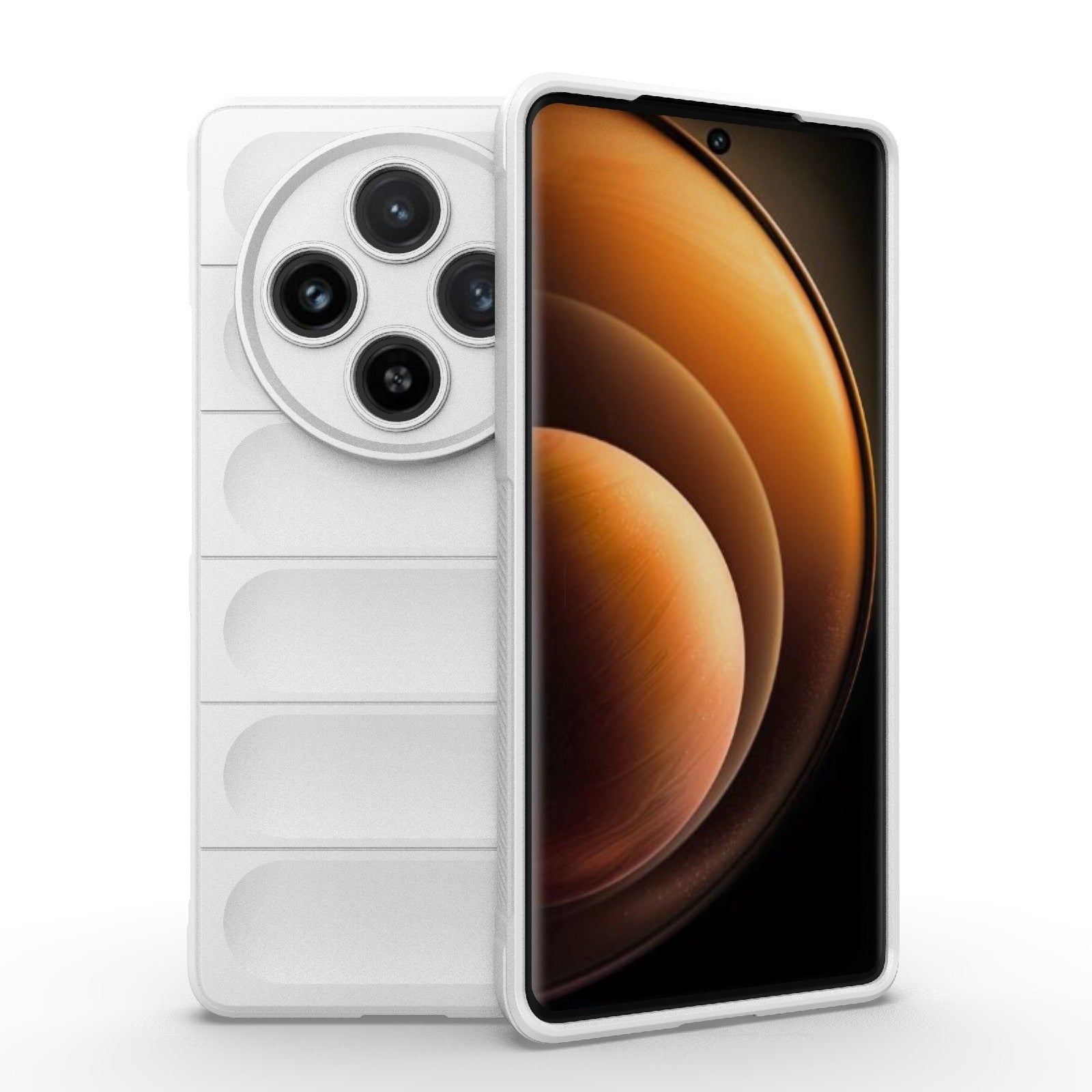 For-vivo-X100-5G-Magic-Shield-TPU-+-Flannel-Phone-Case(White)