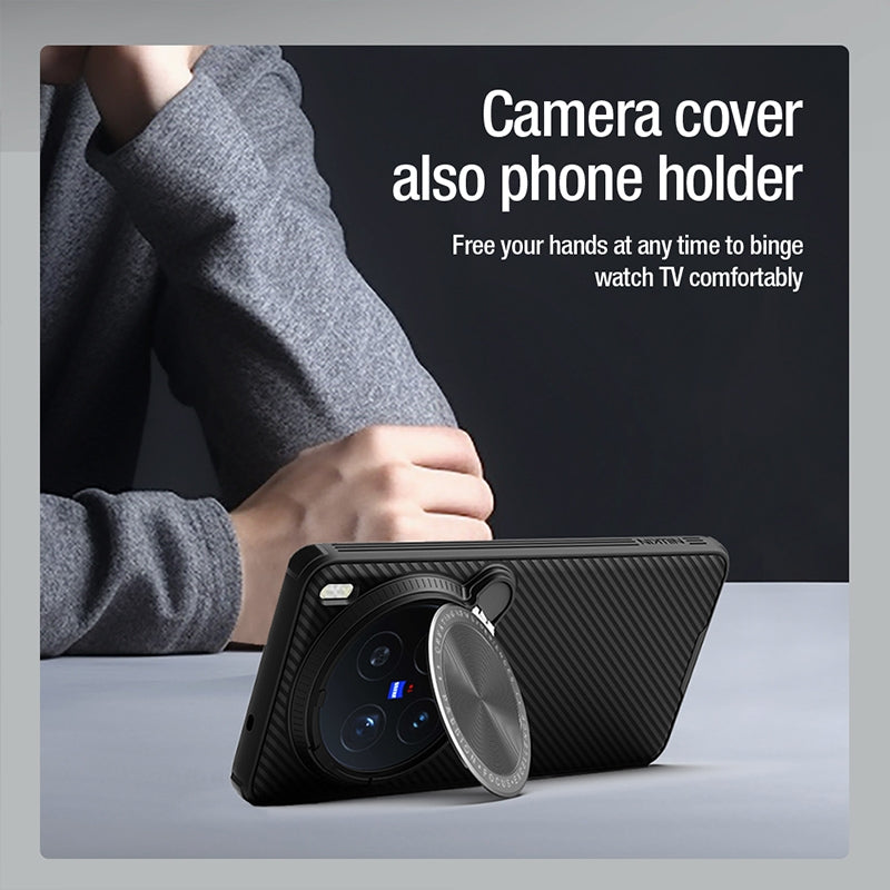 For-vivo-X200-Pro-NILLKIN-CamShield-Prop-MagSafe-Magnetic-PC-Phone-Case(Black)