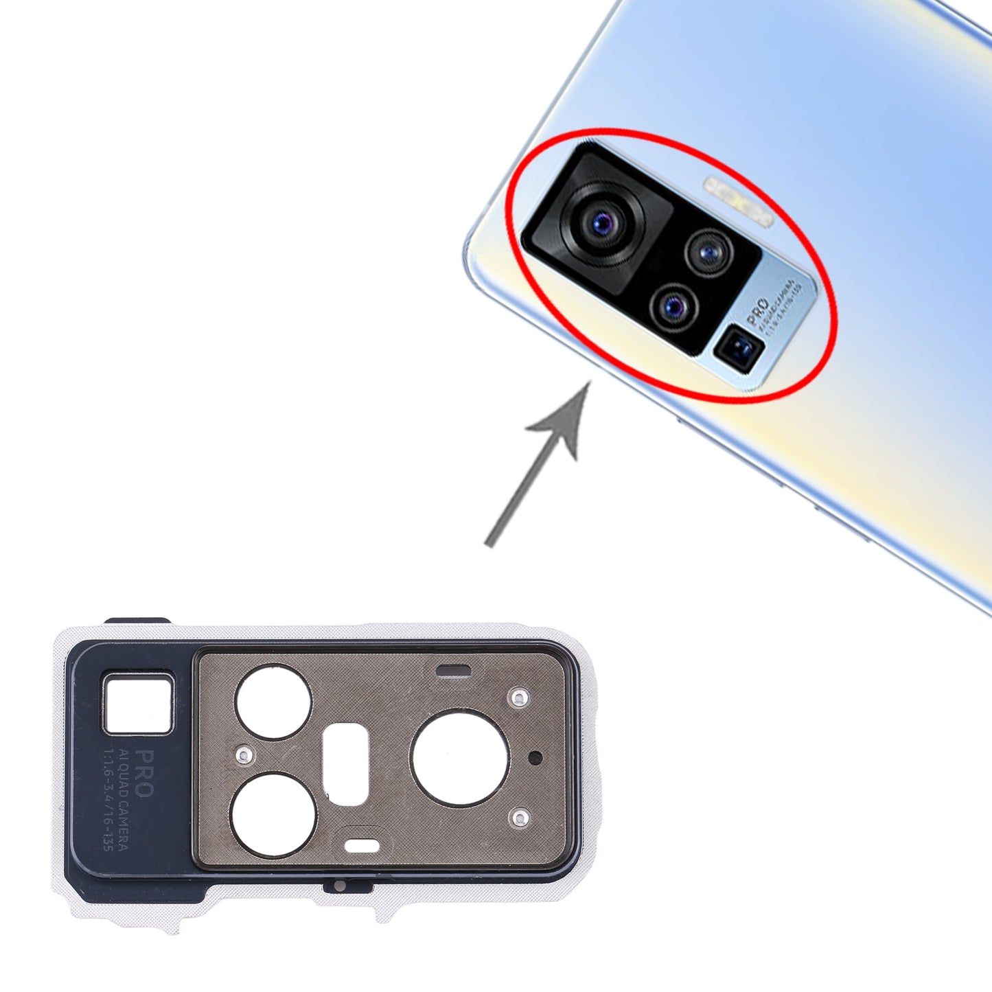 For-Vivo-X50-Pro-V2005A-2006-Camera-Lens-Cover