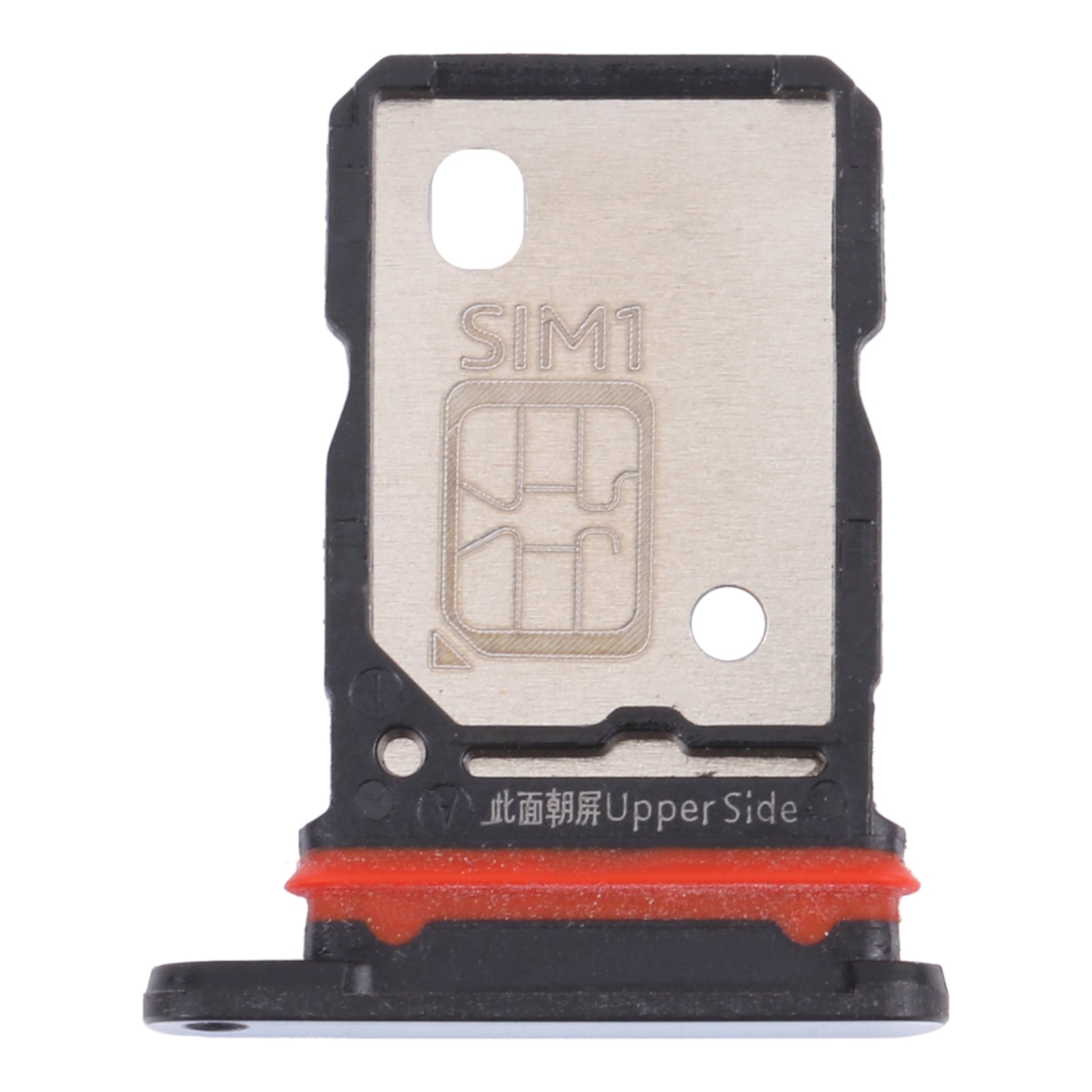 For-vivo-X60-Pro+-V2056A-SIM-Card-Tray-+-SIM-Card-Tray-(Black)