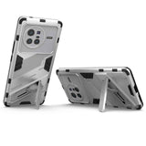 For-vivo-X80-Punk-Armor-PC-+-TPU-Phone-Case-with-Holder(White)