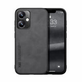 For-vivo-Y35-4G-/-Y35+-Skin-Feel-Magnetic-Leather-Back-Phone-Case(Dark-Grey)
