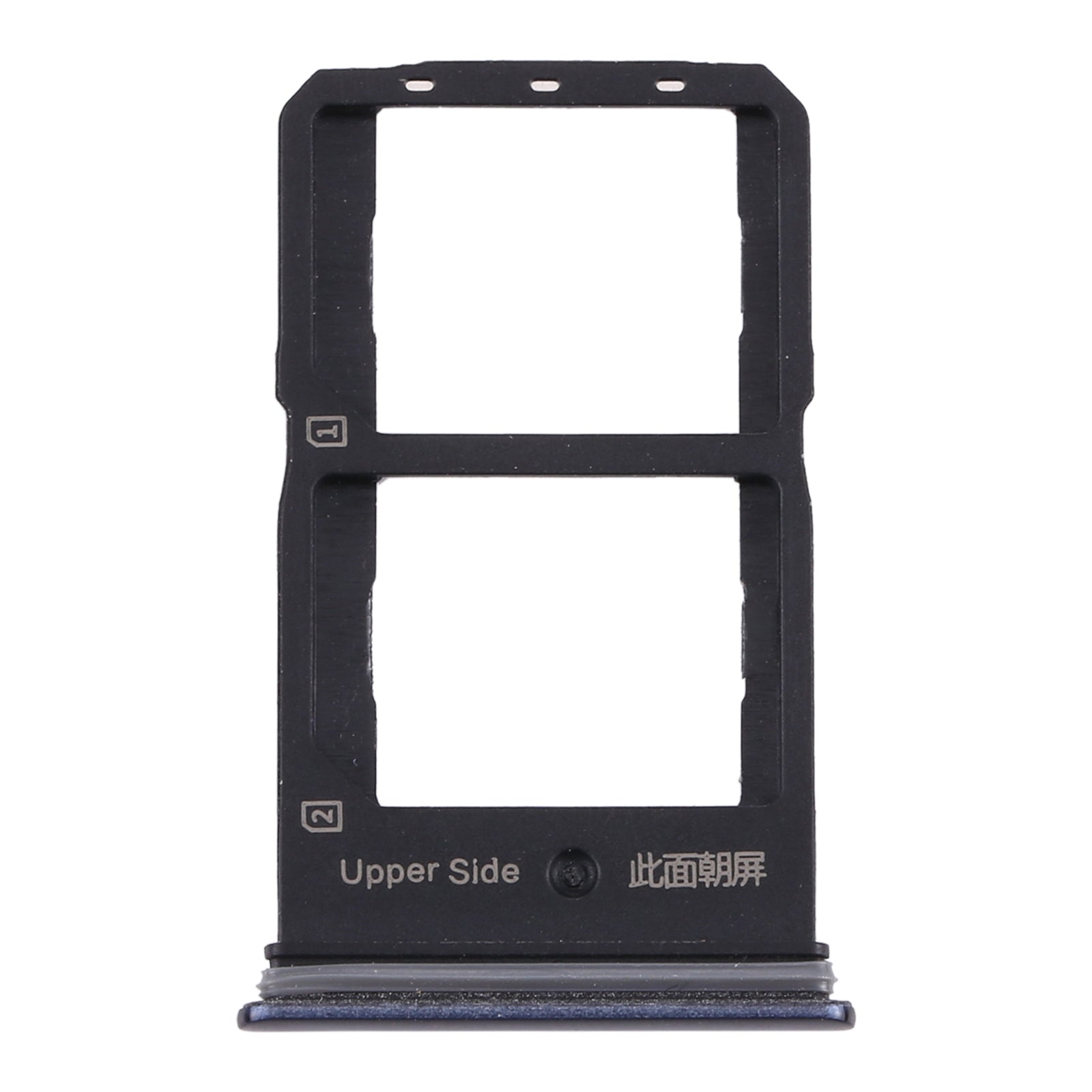 For-Vivo-Y70s-V2002A-SIM-Card-Tray-+-SIM-Card-Tray-(Black)